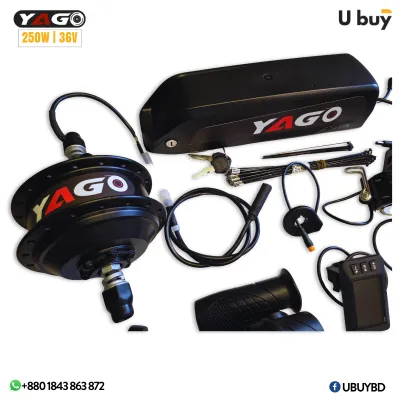 YAGO Smart Electric Cycle Conversion Hub Motor Kit Set (250W | 36V)
